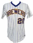 1983 Don Sutton Milwaukee Brewers Game Worn Home Jersey (MEARS A10) EX-Collection of NIKE Representative