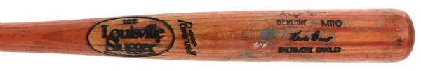 1995 Kevin Bass Baltimore Orioles Signed Game Used Louisville Slugger Professional Model Bat (MEARS LOA)