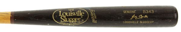 1986-89 Joe Carter Cleveland Indians Louisville Slugger Professional Model Game Used Bat (MEARS LOA)