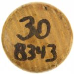 1986-89 Joe Carter Cleveland Indians Louisville Slugger Professional Model Game Used Bat (MEARS LOA)