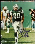 1995-2005 Wayne Chrebet New York Jets Signed Photo (JSA)