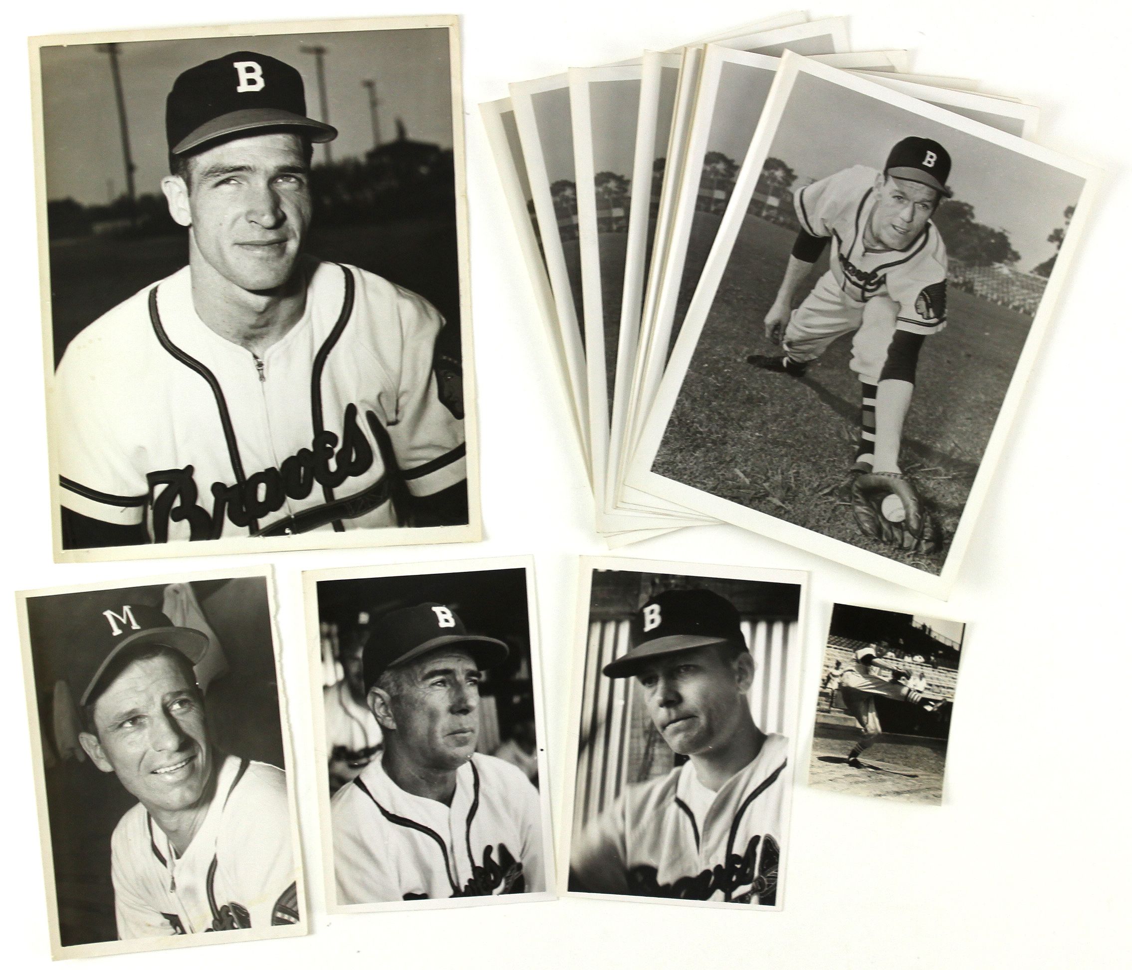 Lot Detail - 1950's Boston/Milwaukee Braves Photography Collection ...