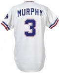 1985 Dale Murphy Atlanta Braves Game Worn Home Jersey (MEARS A6) w/ 20th Season Patch