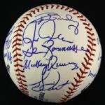 2000s New York Yankees Multi Signed OML Selig Baseball w/ 17 Signatures Including Goose Gossage, Ron Guidry, Don Larsen & More (JSA)