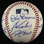 2000's New York Yankees Multi Signed OML Selig Baseball w/ 17 Signatures Including Goose Gossage, Ron Guidry, Don Larsen & More (JSA)