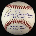 2000s Bobby Richardson New York Yankees Single Signed & Inscribed OML Selig Baseball (JSA)