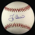 2000s Yogi Berra New York Yankees Single Signed OML Selig Baseball (JSA)