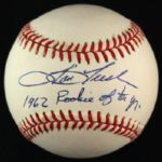 1994-2000 Tom Tresh New York Yankees Single Signed OAL Budig Baseball (JSA)