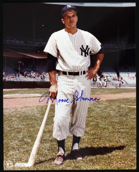 2000s Moose Skowron New York Yankees Signed 8" x 10" Color Photo (JSA)
