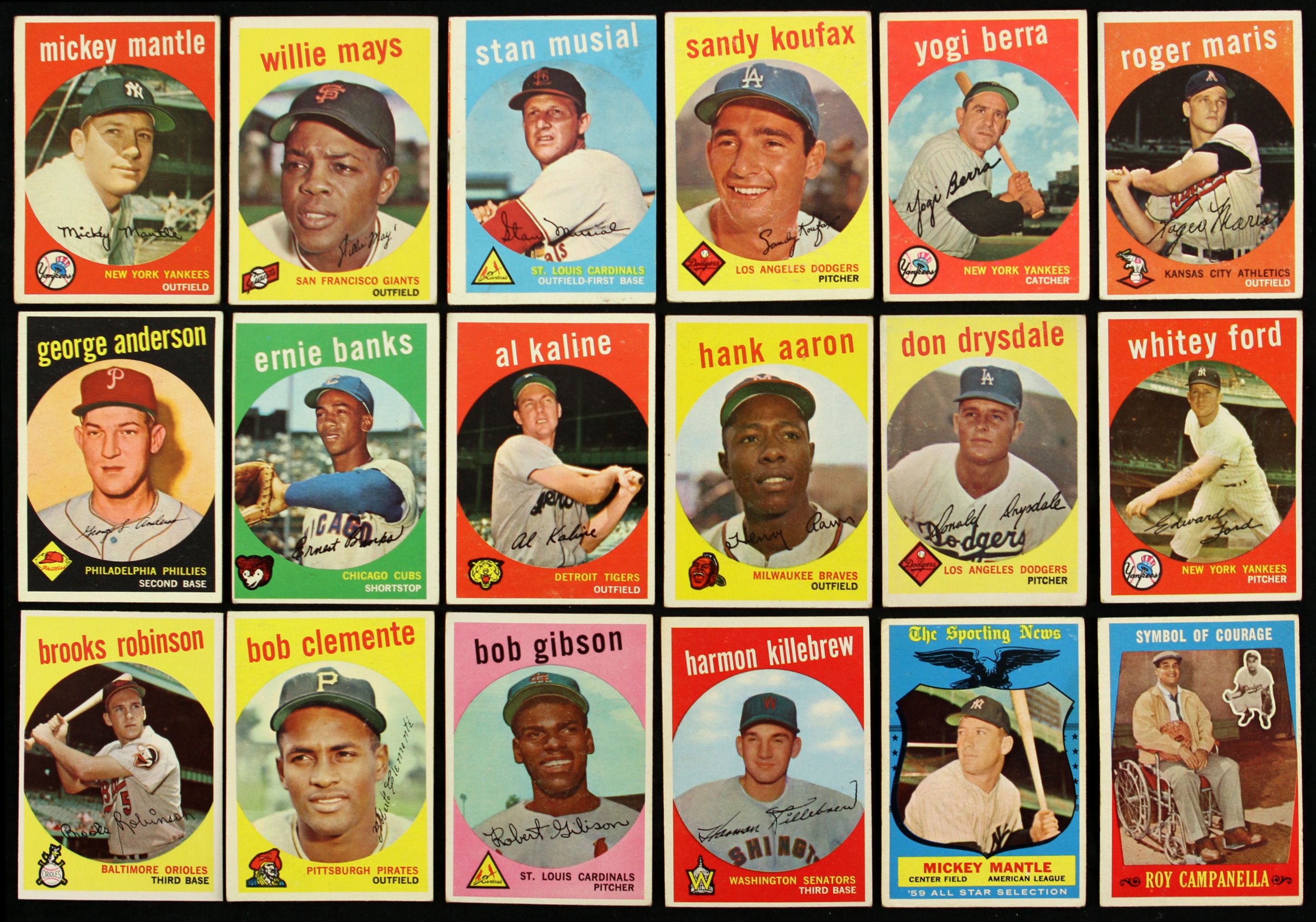 Lot Detail 1959 Topps Baseball Card Complete Set (572)