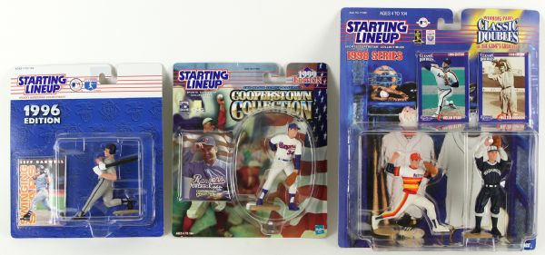 1988-99 Baseball & Basketball Starting Lineup & Headliner MOC Collection - Lot of 33 w/ Nolan Ryan, Walter Johnson, Grover Cleveland Alexander & More