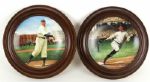 1993 Ty Cobb Joe DiMaggio Cy Young Stan Musial Bradford Exchange/Delphi Plate Collection - Lot of 4