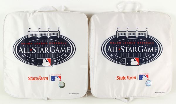2008 MLB All Star Game Yankee Stadium Final Season Seat Cushion - Lot of 2