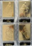 1996 Danbury Mint 22-Karat Gold Baseball Card Collection (Lot of 31)