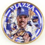 1994 Mike Piazza Los Angeles Dodgers Sports Impressions Commemorative Plate (447/2,500)