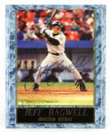 1990s Jeff Bagwell Houston Astros Signed 11" x 13" Display (JSA)