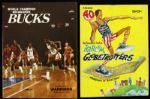 1966-72 Harlem Globetrotter Milwaukee Bucks Program Photo Collection (Lot of 8)