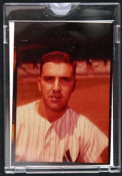 2009 Topps Vault Joe Pepitone Encased Baseball Card New York Yankees
