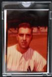 2009 Topps Vault Joe Pepitone Encased Baseball Card New York Yankees