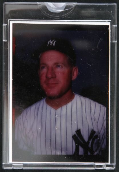 2010 Topps Vault Whitey Ford Encased Baseball Card New York Yankees