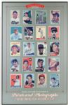 1990s Metropolitan Museum of Art Legends of Baseball 22" x 35" Broadside