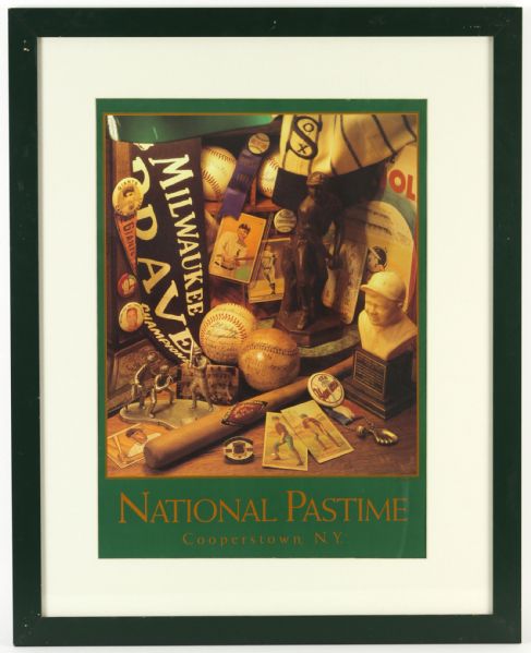 1980s National Pastime Cooperstown NY 24" x 30" Framed Print