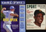 1962-2006 Baseball Memorabilia Collection - Lot of 13 w/ 1962 Willie Mays Sport Magazine, early Bagwell Astros 8 x 10 photos & more