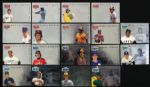 1992-93 Upper Deck Then & Now  Hologram Cards Full Set of 18 w/ Mickey Mantle, Willie Mays & More