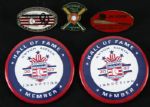 1998-2007 Baseball Hall of Fame & Museum Cooperstown New York Pin/Button Collection - Lot of 5