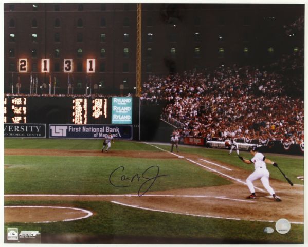 2004 Cal Ripken Jr. Baltimore Orioles Signed 16" x 20" Photo (Signing LOA)