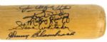 1983-89 New York Yankees Multi Signed Louisville Slugger Professional Model Bat w/ 15 Signatures Including Don Larsen, Catfish Hunter, Ron Guidry & More (JSA)