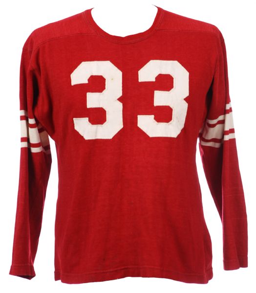 1960s Griswold #33 Durene Game Worn Football Jersey (MEARS LOA)