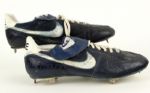 1983-84 Don Sutton Milwaukee Brewers Signed Game Worn Cleats (MEARS LOA/JSA)