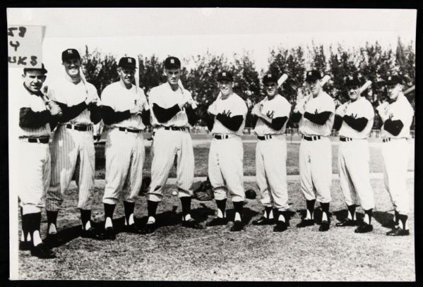 1958-91 Mickey Mantle New York Yankees Photo Collection (Lot of 5)