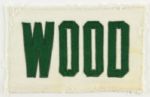 1969-70 Willie Wood Green Bay Packers Road Durene Nameplate (MEARS LOA)