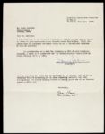 1962-69 Signed Green Bay Packers Letter Collection Jim Taylor Forrest Gregg Donny Anderson - Lot of 4 (JSA)
