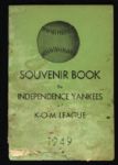 1949 Independence Yankees Souvenir Book w/ Mickey Mantle