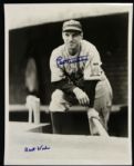 1939 Circa Leo Durocher Signed 8 x 10 B/W Photo Brooklyn Dodgers HOF (JSA)
