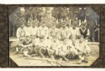 1920's Circa US Native American School Baseball Team B/W Photo 4x 6 