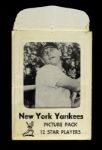 1960s New York Yankees Picture Pack 5 x 7 B/W Complete 12 Card Baseball Card Set Mantle Maris Berra Ford
