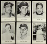 1960's New York Yankees Picture Pack 5 x 7 B/W Complete 12 Card Baseball Card Set Mantle Maris Berra Ford