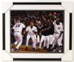 2003 Signed Aaron Boone New York Yankees 21 x 25 Framed Photo Steiner