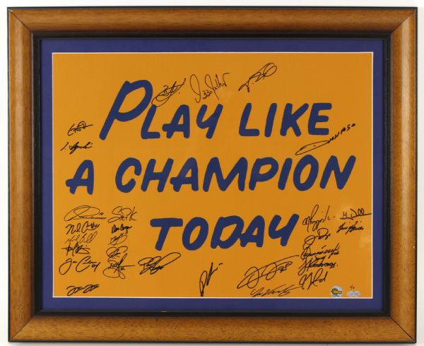 2005 Signed Chicago White Sox Play Like a Champion Framed 20" x 24" w/ 28 Signatures Steiner 6/6
