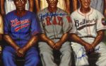 1995 Leon Day Tribute Negro League Signed 24 x 30 Ron Lewis Lithograph w/ 20 Signatures Including Buck Leonard, Buck O'Neil & More (PSA/DNA) 988/1200