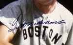 1990's Ted Williams Boston Red Sox Signed 27 x 30 Framed Photo w/ Babe Ruth (Green Diamond COA)