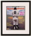 2000s Yogi Berra New York Yankees Signed 17" x 21" Framed Display (Steiner COA)