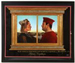 2003 Signed Federico Castelluccio The Duke and Dutchess of North Caldwell Print 21" x 25" Steiner