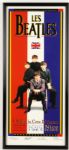 1995 Les Beatles Commemorative 30th Anniversary Limited Edition Framed Poster 13" x 28" 