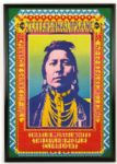 1990s Jefferson Airplane Lithograph Poster Signed Wes Wilson Framed 20" x 28"