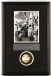 2001 Signed Bill Mazeroski Pittsburgh Pirates Framed Display Steiner 16" x 24" 